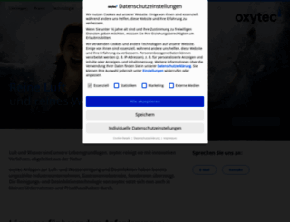 oxytec-ag.com screenshot