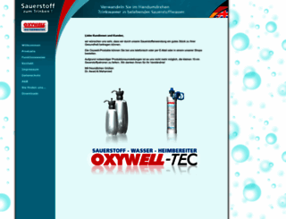 oxywell-tec.de screenshot