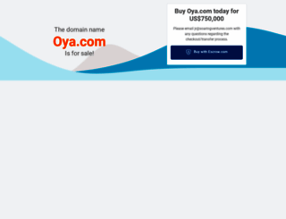 oya.com screenshot
