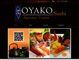 oyakosushi.com screenshot