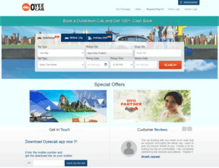 oyeecab.com screenshot