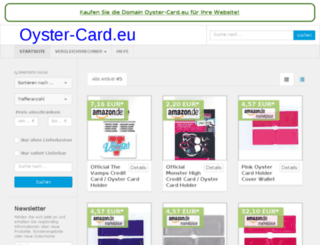 oyster-card.eu screenshot