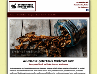 oystercreekmushroom.com screenshot