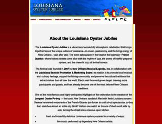 oysterjubilee.com screenshot