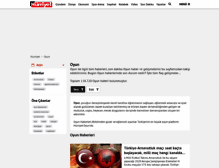 oyun.hurriyet.com.tr screenshot