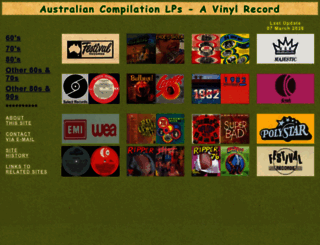 oz-compilation-albums.com screenshot