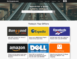 oz-coupons.com screenshot