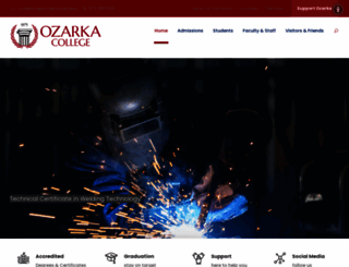 ozarka.edu screenshot