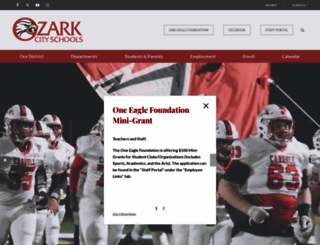 ozarkcityschools.net screenshot