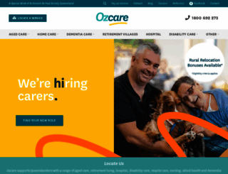 ozcare.org.au screenshot