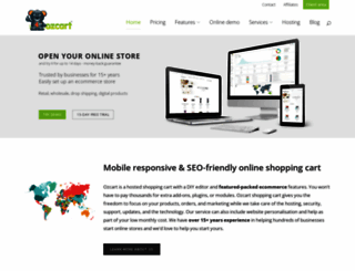 ozcartecommerce.com screenshot