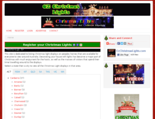ozchristmaslights.com screenshot