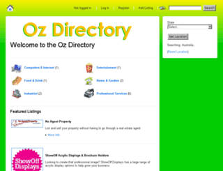 ozdirectory.net.au screenshot