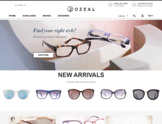 ozealglasses.com screenshot