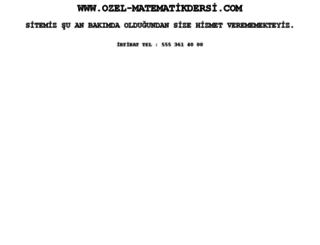 ozel-matematikdersi.com screenshot