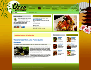 ozencuisine.menucities.com screenshot