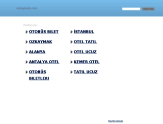 ozkaymak.com screenshot