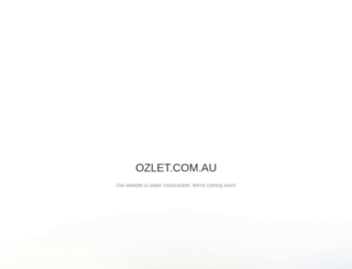 ozlet.com.au screenshot