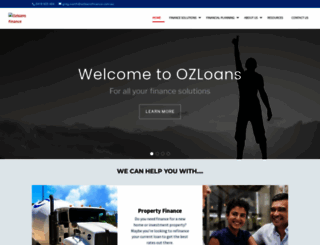 ozloansfinance.com.au screenshot