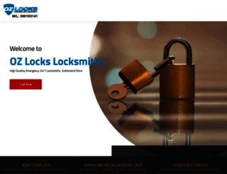 ozlocks.com.au screenshot