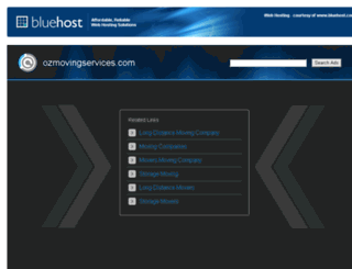 ozmovingservices.com screenshot