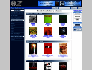ozmusiccollector.com screenshot