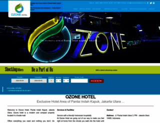 ozonehoteljakarta.com screenshot