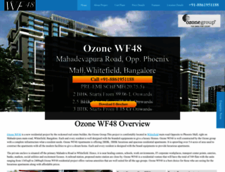 ozonepromenade.co.in screenshot