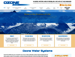 ozonepurewater.com screenshot
