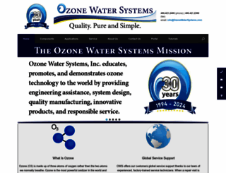 ozonewatersystems.com screenshot
