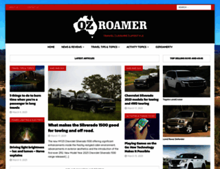ozroamer.com.au screenshot