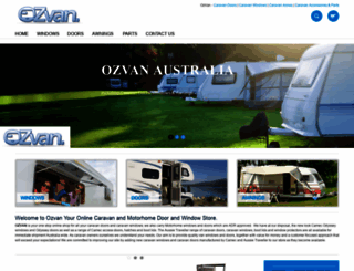 ozvan.com.au screenshot