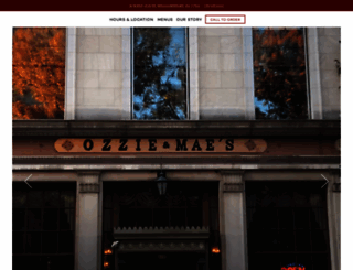 ozzieandmaes.com screenshot