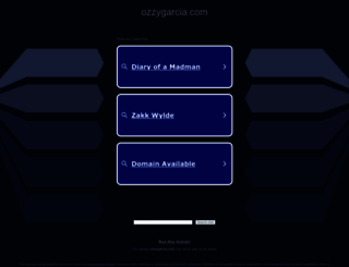 ozzygarcia.com screenshot
