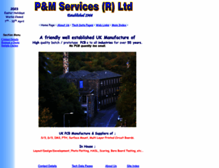 p-m-services.co.uk screenshot