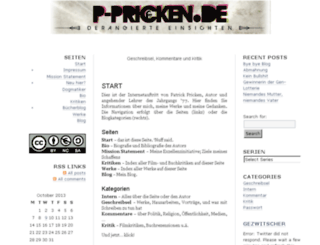 p-pricken.de screenshot