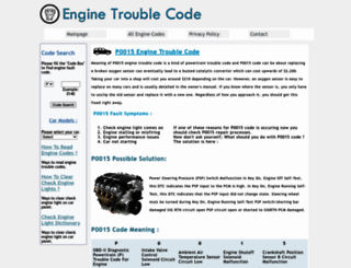 p0015.enginetroublecode.com screenshot