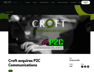 p2c-communications.com screenshot