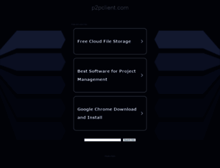 p2pclient.com screenshot