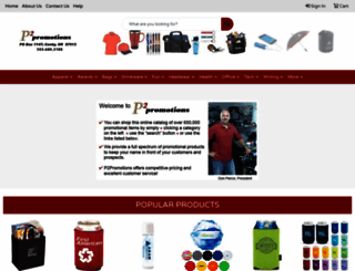 p2promotions.com screenshot