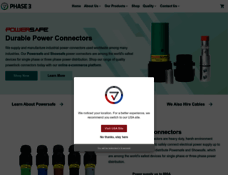 p3connectors.com screenshot