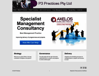 p3practices.com.au screenshot