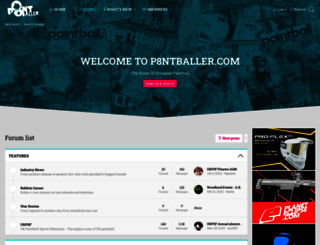 p8ntballer-forums.com screenshot
