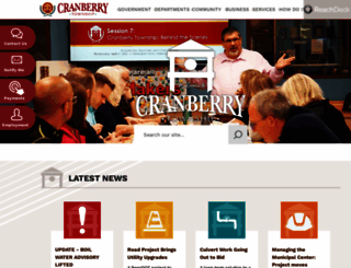 pa-cranberrytownship2.civicplus.com screenshot