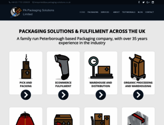 pa-packaging-solutions.co.uk screenshot