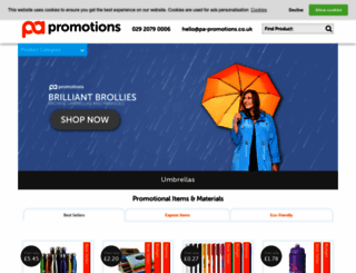 pa-promotions.co.uk screenshot