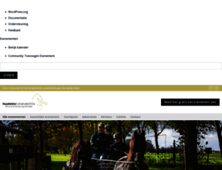 paardenevenementen.nl screenshot