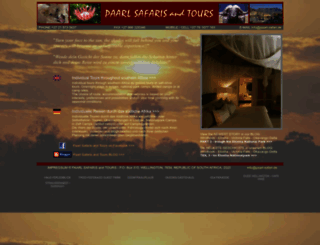 paarl-safari.com screenshot