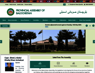 pabalochistan.gov.pk screenshot