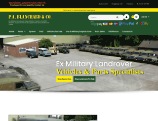 pablanchard.co.uk screenshot